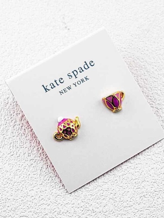 Kate Spade Jewelry - Kate Spade Teapot Stud Earrings